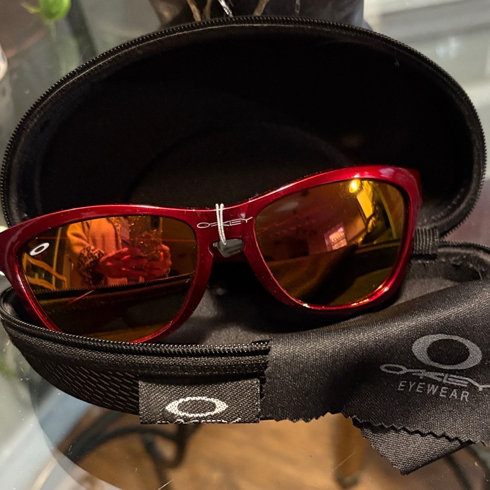 Oakley Crimson Sunglasses with Amber Lenses